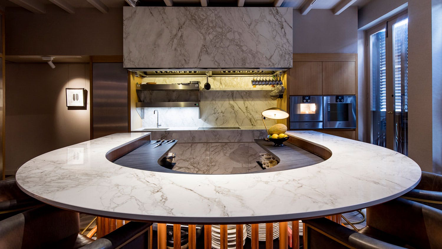Image 40 of Appetite Dekton 7.jpg?auto=format%2Ccompress&ixlib=php 3.3 in Silestone, selected for the worktop of the Hyatt Regency’s demanding dining room for its extraordinary hygienic capabilities - Cosentino