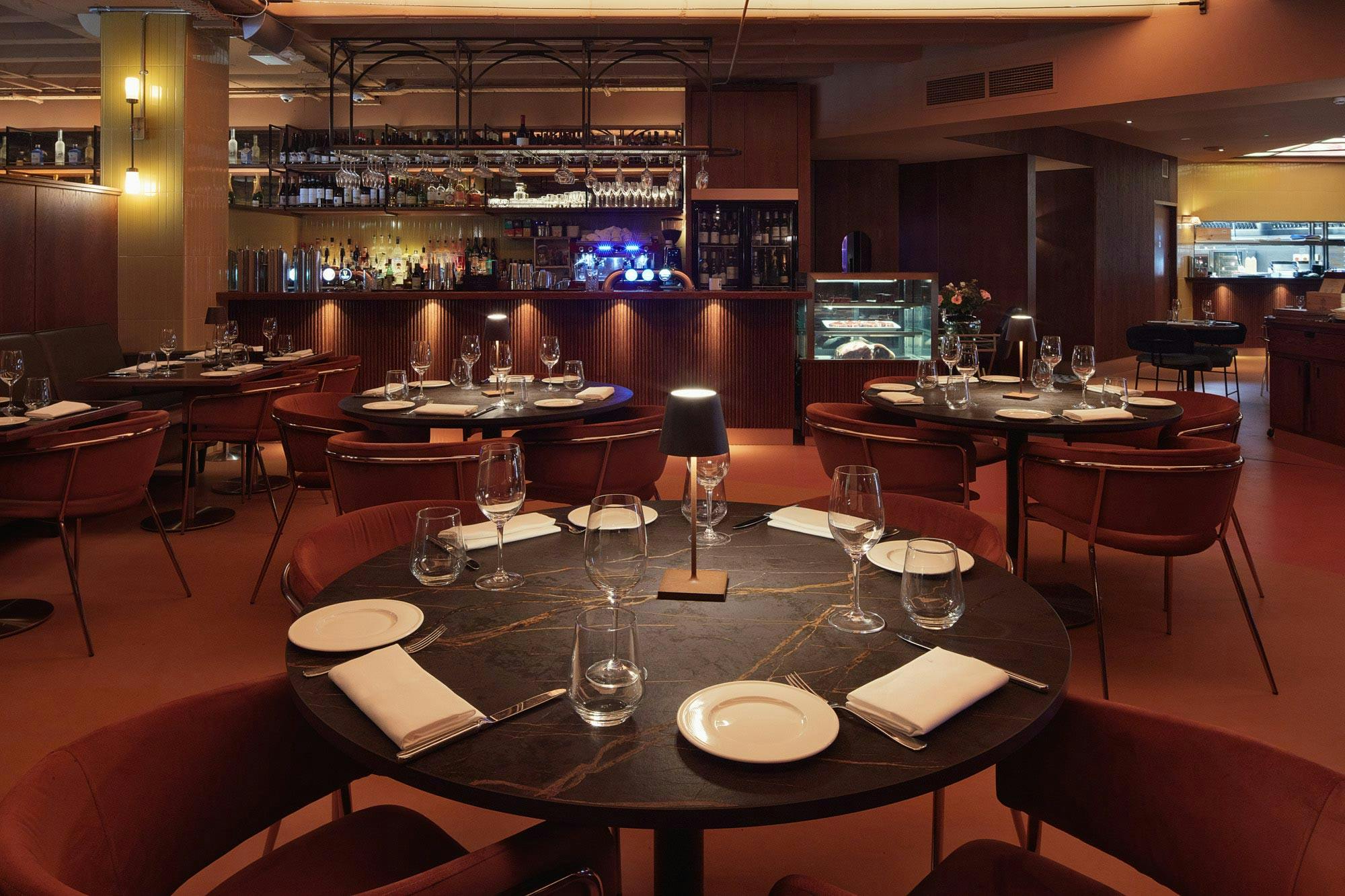 Image 47 of Big Mikes Restaurant 3.jpg?auto=format%2Ccompress&ixlib=php 3.3 in Dekton clads the bar at La Cosmo, a prestigious restaurant whose interior design won the iF Design Award 2023 - Cosentino