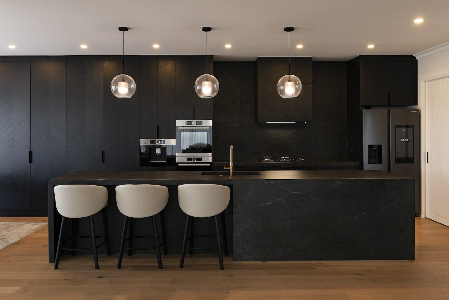 Image 42 of Inherent Hobsonville 565.jpg?auto=format%2Ccompress&ixlib=php 3.3 in Trendy Dekton and Silestone colours adorn the home of a French media architect - Cosentino