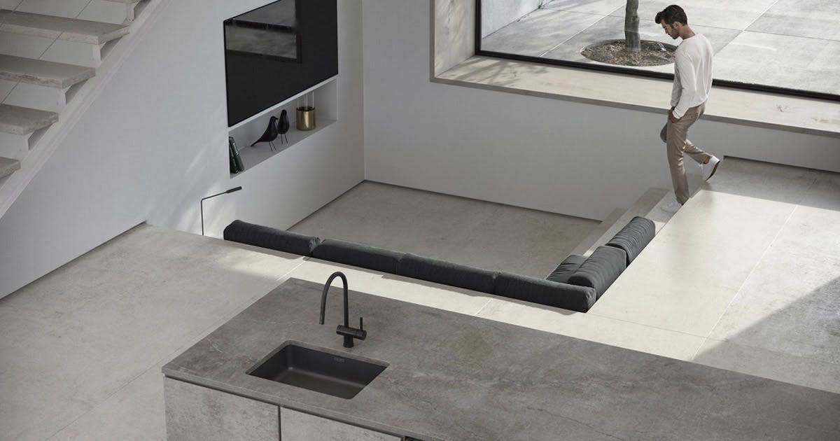 Sensa gives this kitchen a elegant touch