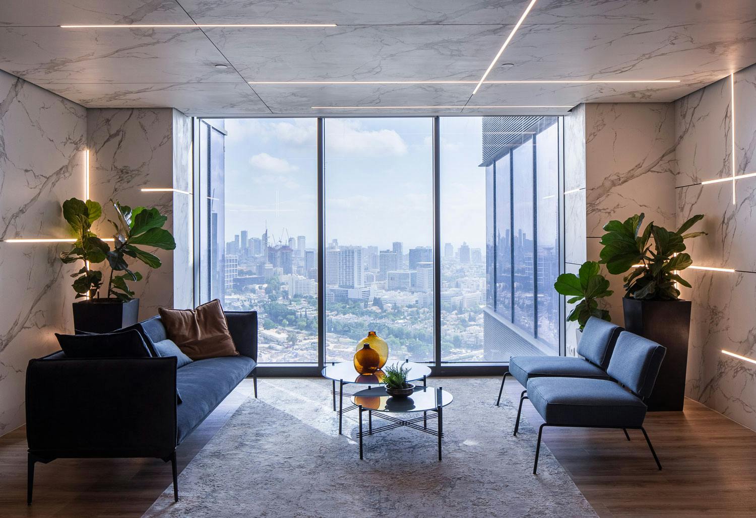 Bildnummer 45 des aktuellen Abschnitts von São Paulos führende Unternehmensgruppe nutzt Dekton für ihre neuen eleganten Büros.	 von Cosentino Österreich