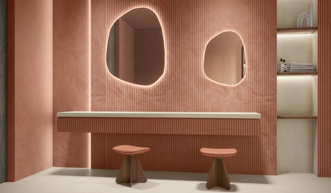 Bildnummer 40 des aktuellen Abschnitts von The Resilient House: the bathroom by MUT Design that evokes Roman baths and nods to stone quarries von Cosentino Österreich