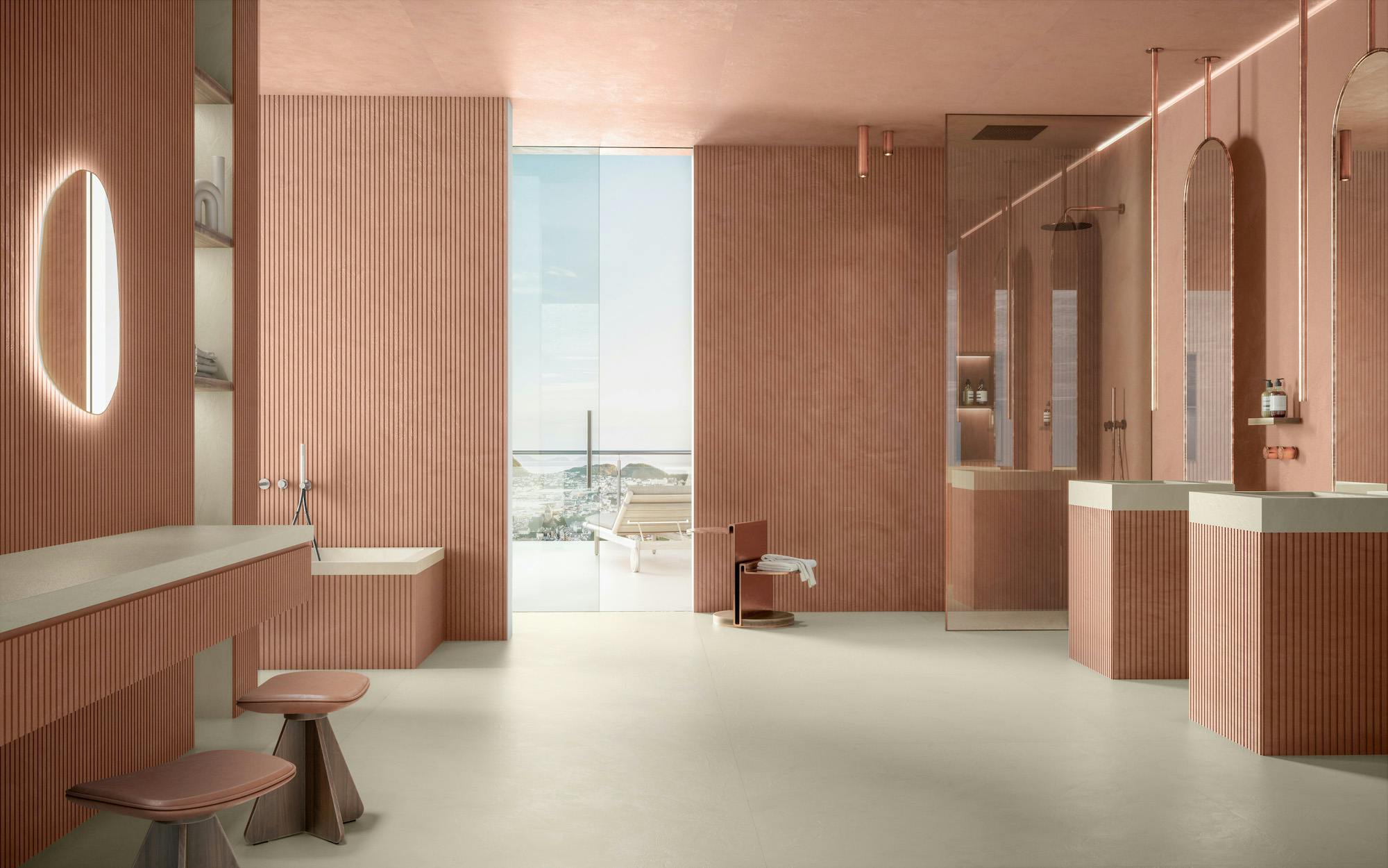 Bildnummer 32 des aktuellen Abschnitts von {{Grooved textures in the bathroom: a trend on the rise}} von Cosentino Österreich