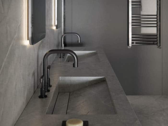 Bildnummer 43 des aktuellen Abschnitts von minimalistisches-reines-badezimmer von Cosentino Deutschland