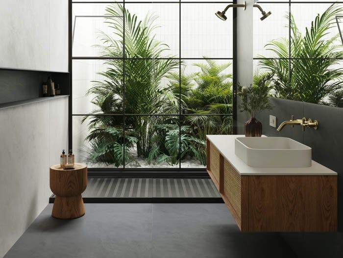 Bildnummer 46 des aktuellen Abschnitts von minimalistisches-reines-badezimmer von Cosentino Deutschland