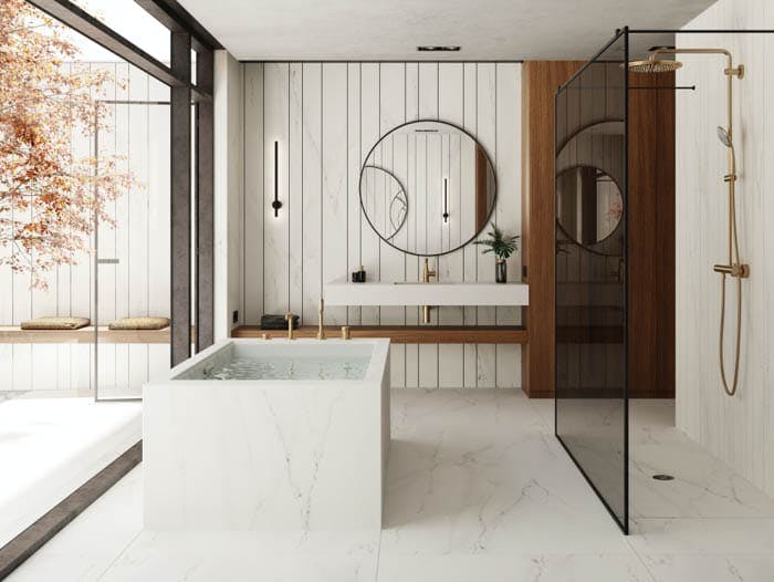 Bildnummer 53 des aktuellen Abschnitts von minimalistisches-reines-badezimmer von Cosentino Deutschland