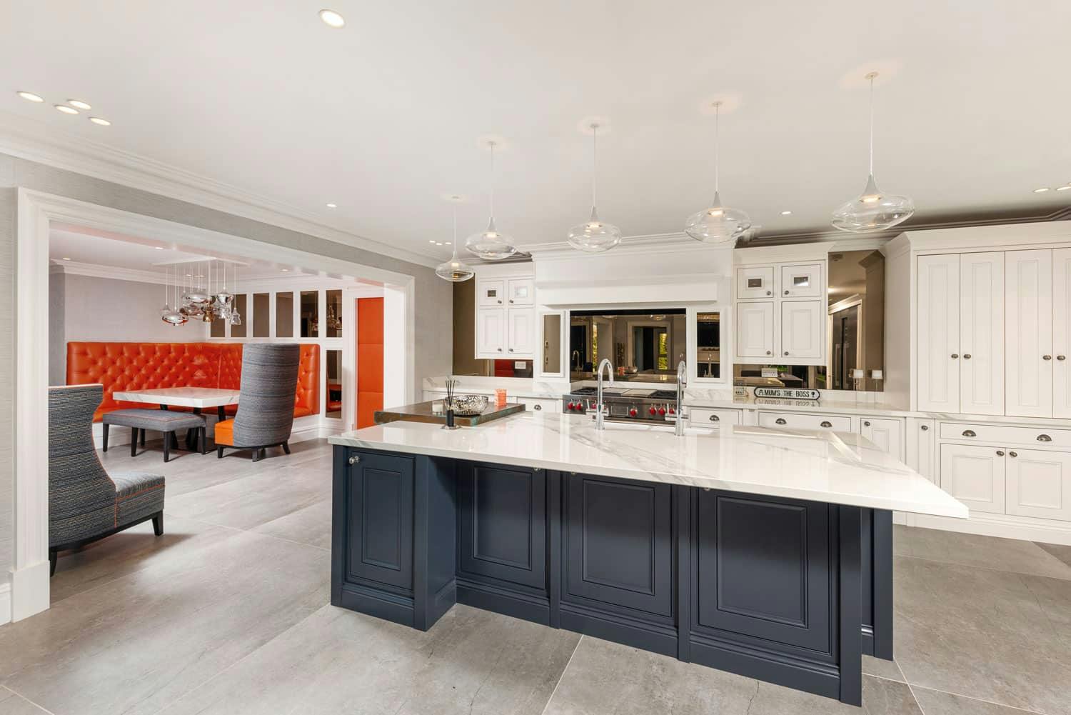 Grey Kitchen White Cabinets: Timeless Elegance for Modern Homes