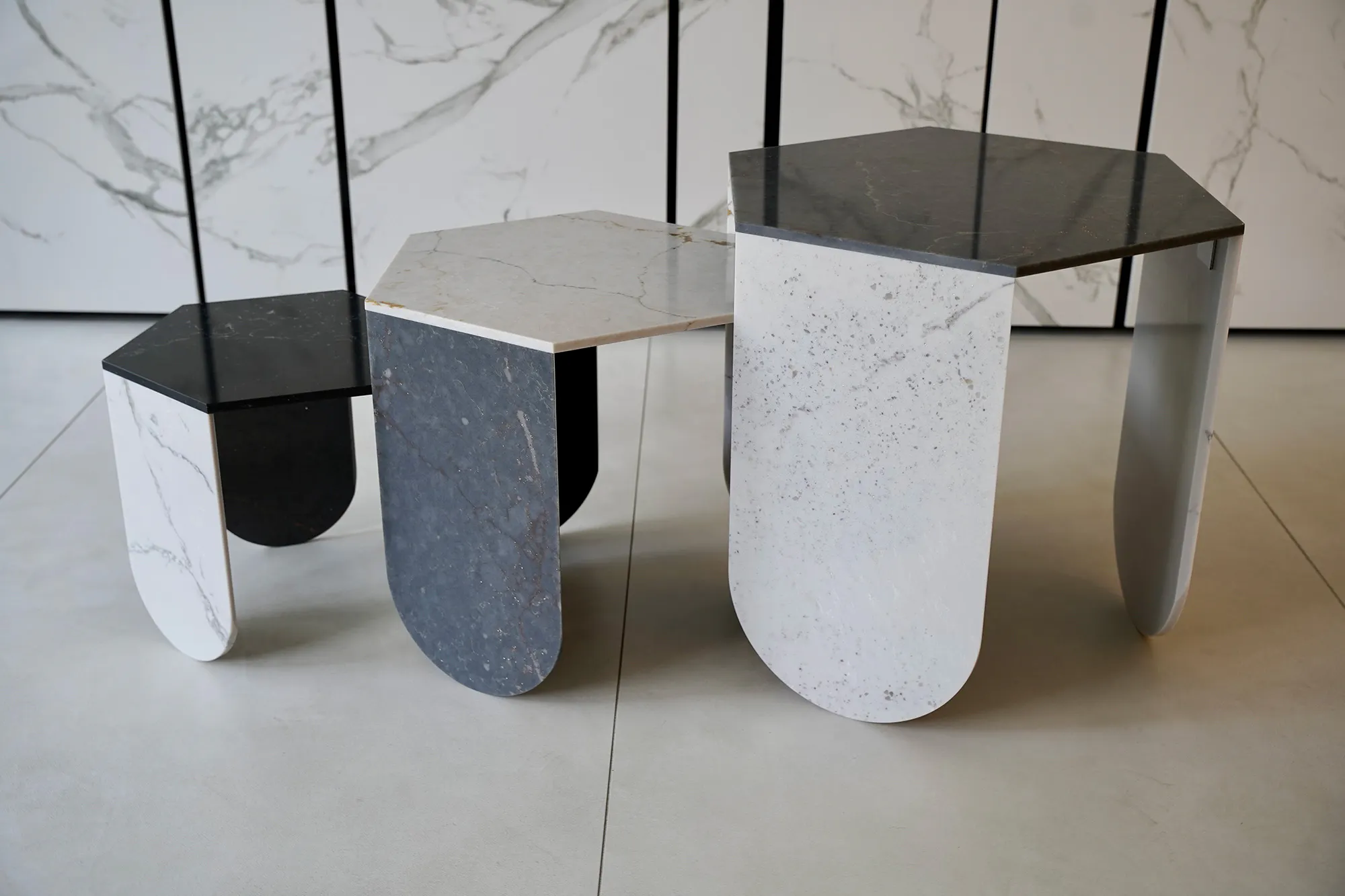 Hexagon-tables-by-Shigeru-Kubota-2 Image 78 of Hexagon tables by Shigeru Kubota 2.jpg?auto=format%2Ccompress&ixlib=php 3.3 in Contract - Cosentino