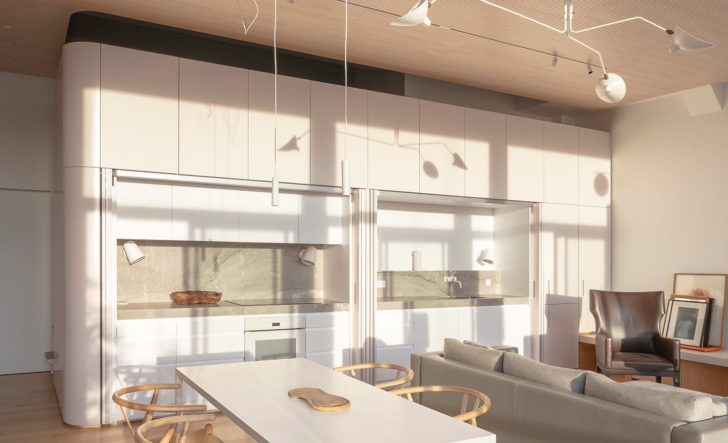 Bildnummer 36 des aktuellen Abschnitts von An open concept kitchen by MS2 Design Studio in a luxury South Beach condo von Cosentino Deutschland