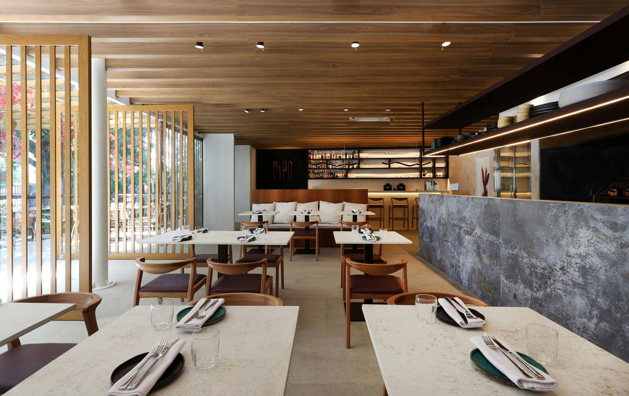 Image of Restaurante Pipo 7.jpg?auto=format%2Ccompress&ixlib=php 3.3 in Silestone, the perfect choice for a young, casual and sustainable restaurant - Cosentino