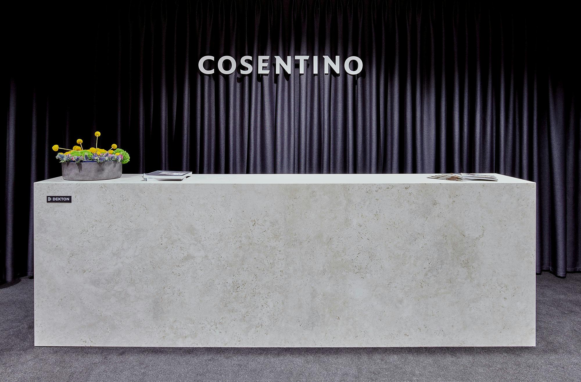 Image of Cosentino Mutua Madrid006 dEKTO SABBIA 1.jpg?auto=format%2Ccompress&ixlib=php 3.3 in Stone is poetic: nature, craftsmanship and sensitivity come together at the Cosentino stand at Marbella Design & Art 2022 - Cosentino