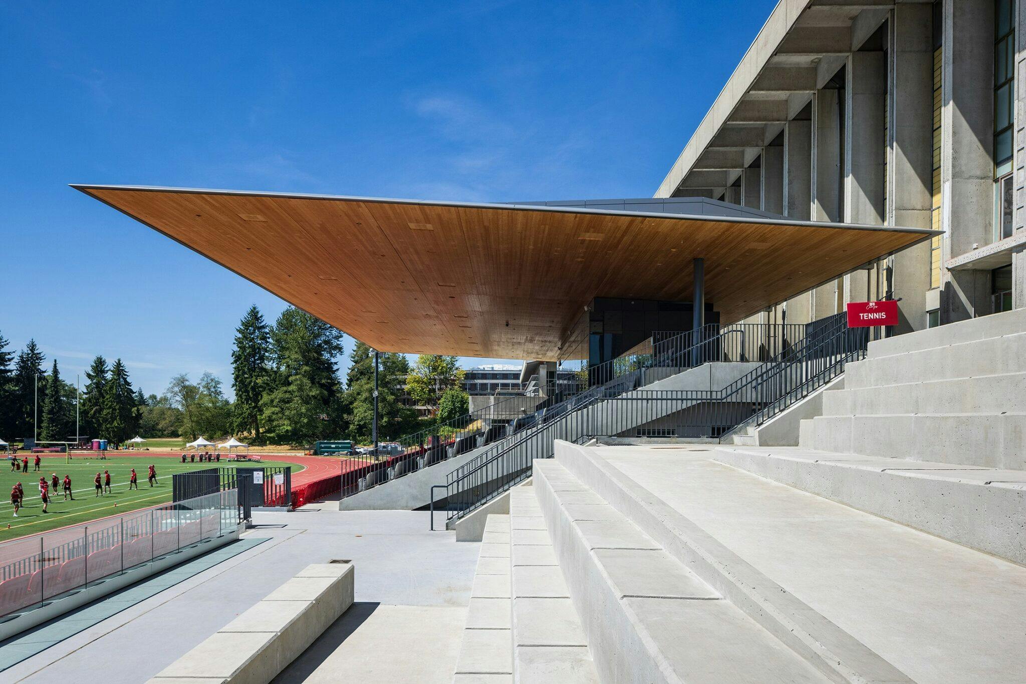 Image number 32 of the current section of SFU Stadium in Cosentino Australia