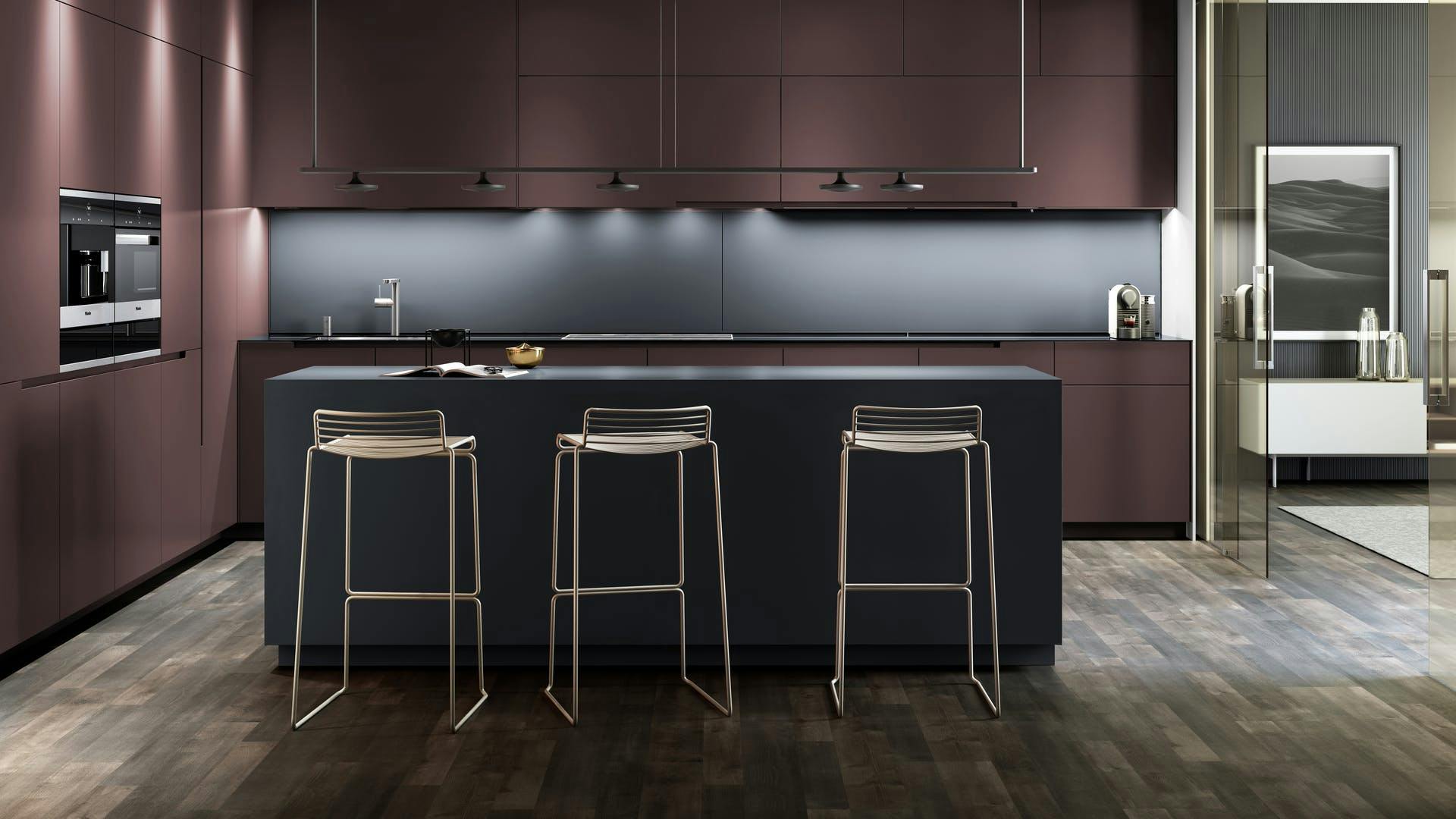 Image number 39 of the current section of blue-kitchen-benchtops in Cosentino Australia