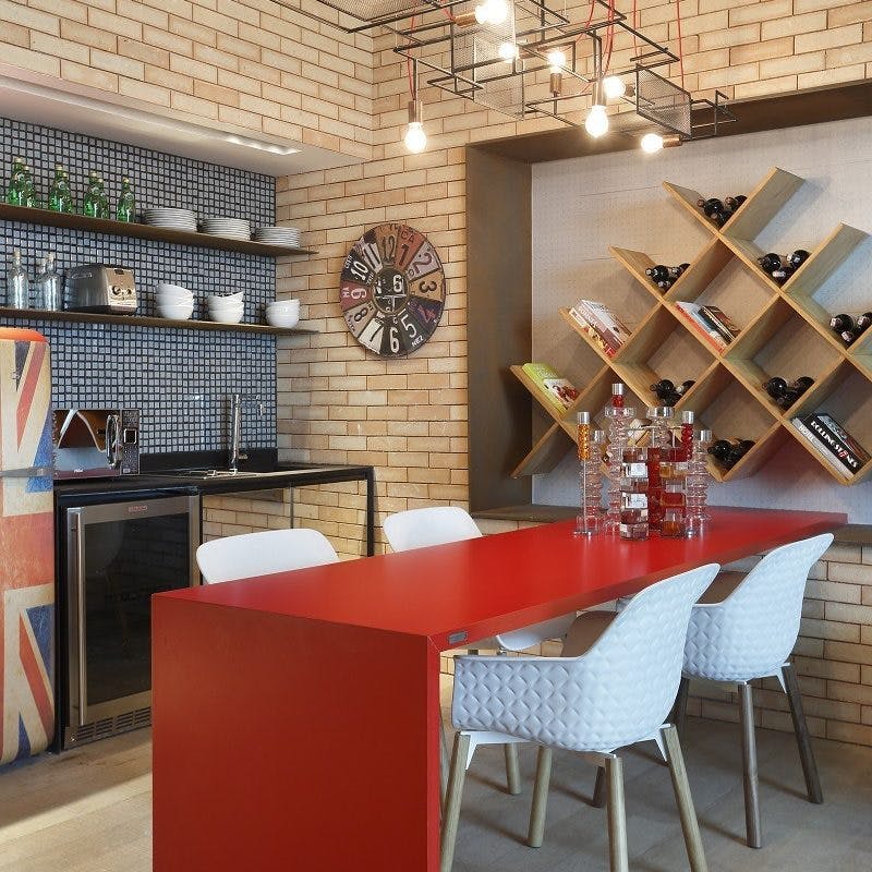 Image number 37 of the current section of red-kitchen-benchtops in Cosentino Australia