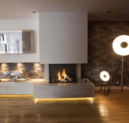 Image number 36 of the current section of The welcoming warmth of home that only a fireplace can offer in Cosentino Australia