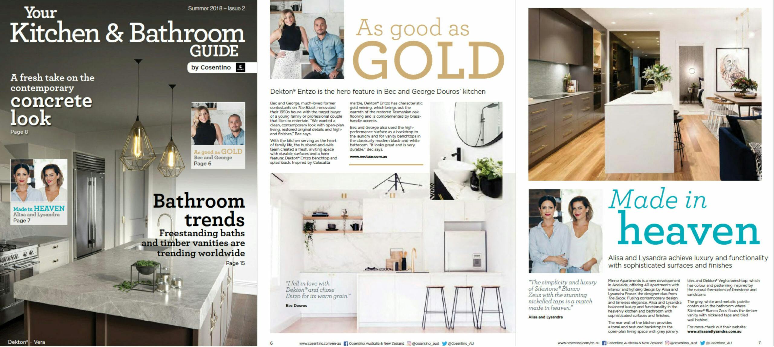Image number 32 of the current section of Issue 2 of "Your Kitchen and Bathroom Guide" available now! in Cosentino Australia