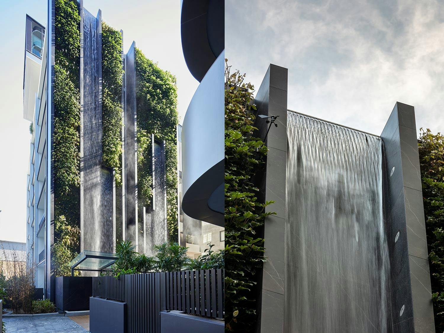 Image number 32 of the current section of A Groundbreaking Urban Waterfall Made Possible With Dekton® by Cosentino in Cosentino Australia