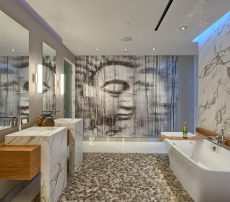 Image number 32 of the current section of Designer bathrooms with unique materials in Cosentino Australia