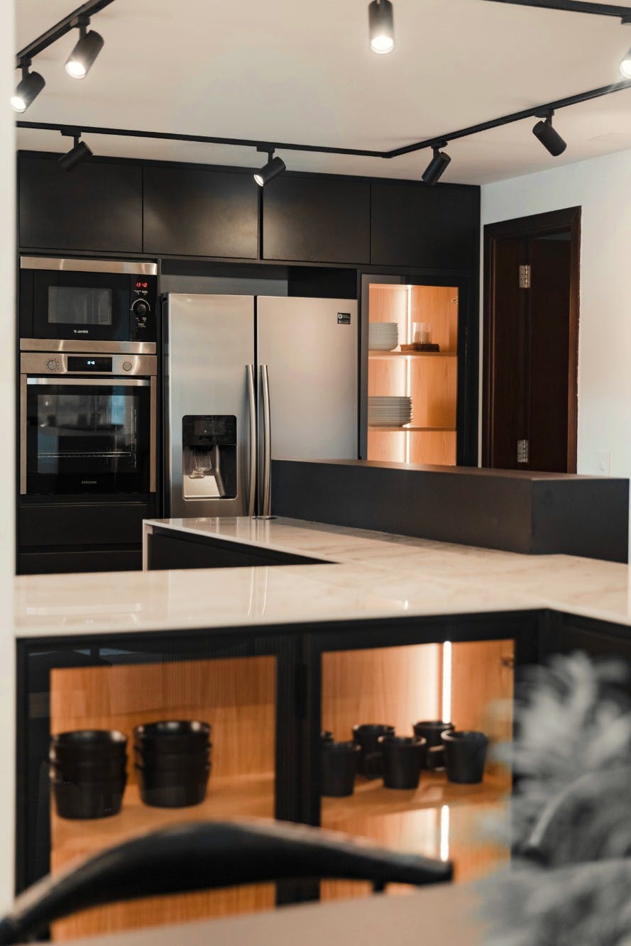 Image number 44 of the current section of Kitchen and dining room merged by a precise design in Cosentino Australia