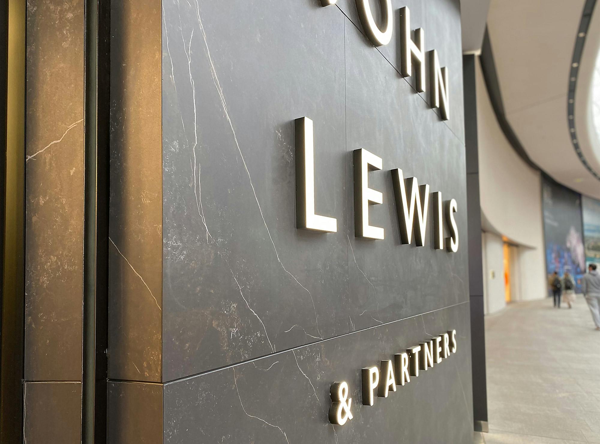 Image number 35 of the current section of A luxury façade for the new John Lewis shop in Edinburgh in Cosentino Australia