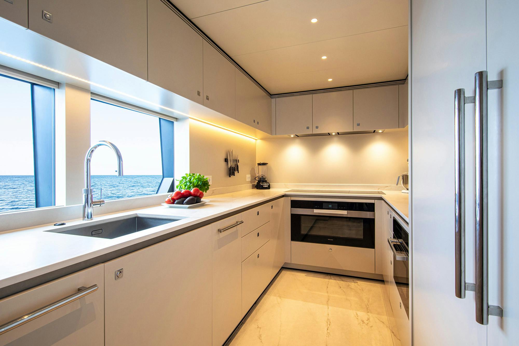 Image number 34 of the current section of Sailing on the award-winning Lady Lene superyacht featuring Dekton  in Cosentino Australia