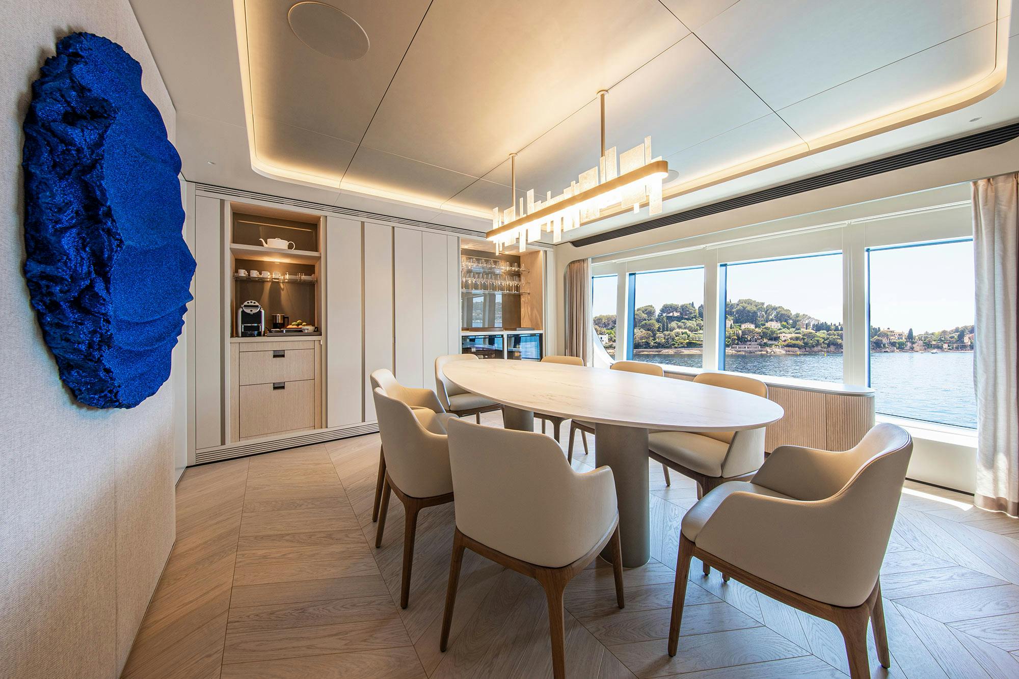 Image number 33 of the current section of Sailing on the award-winning Lady Lene superyacht featuring Dekton  in Cosentino Australia