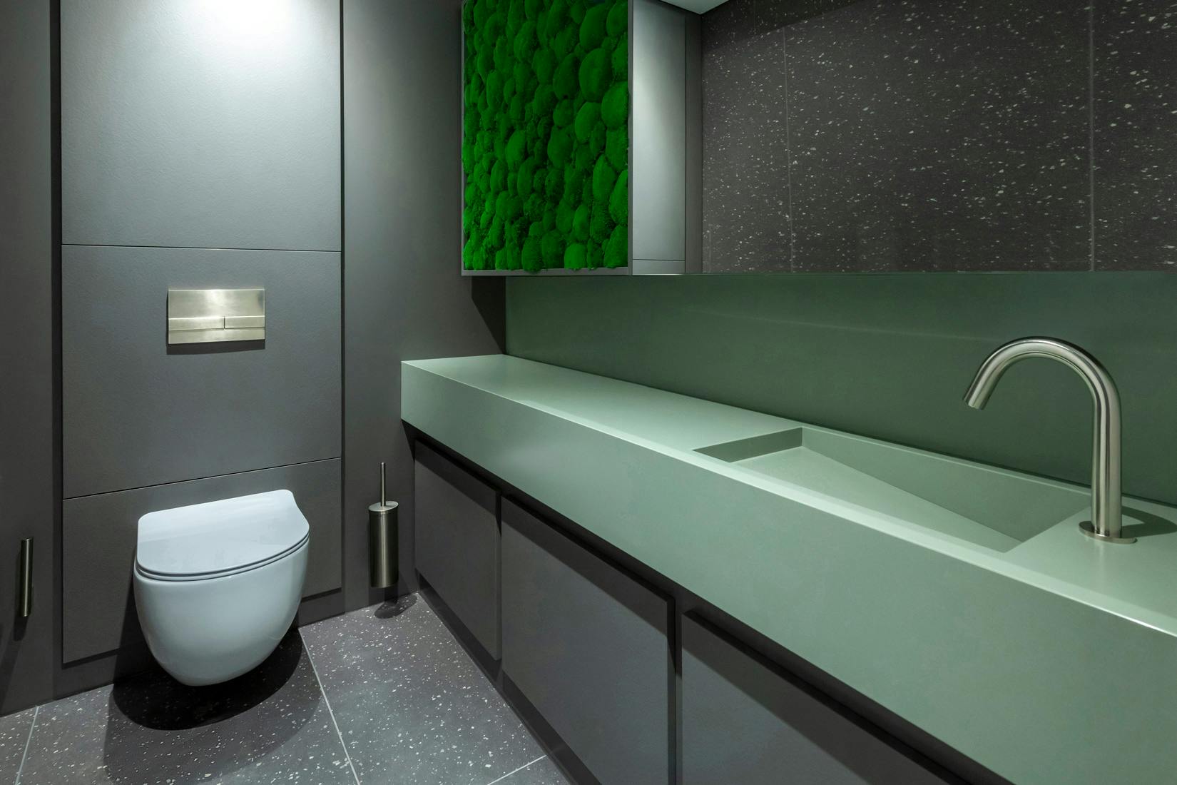 Image number 60 of the current section of Sustainable washbasins in Mediterranean colours and modern design for the groundbreaking Superloo bathrooms in Cosentino Australia