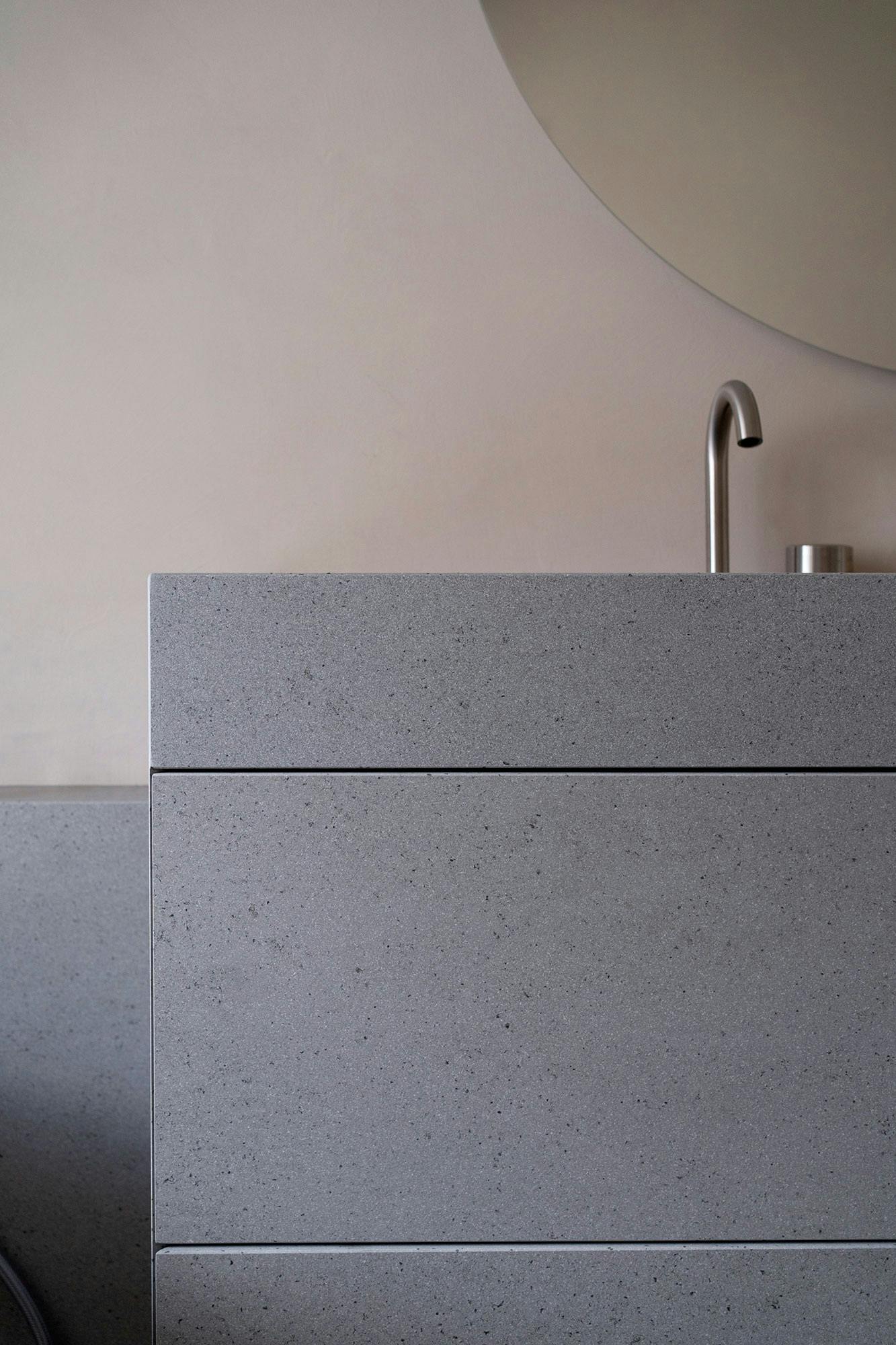 Image number 51 of the current section of Studio Costa Molinos turns to Dekton for the innovative vanity unit in the home of French influencers J’aime tout chez toi in Cosentino Australia