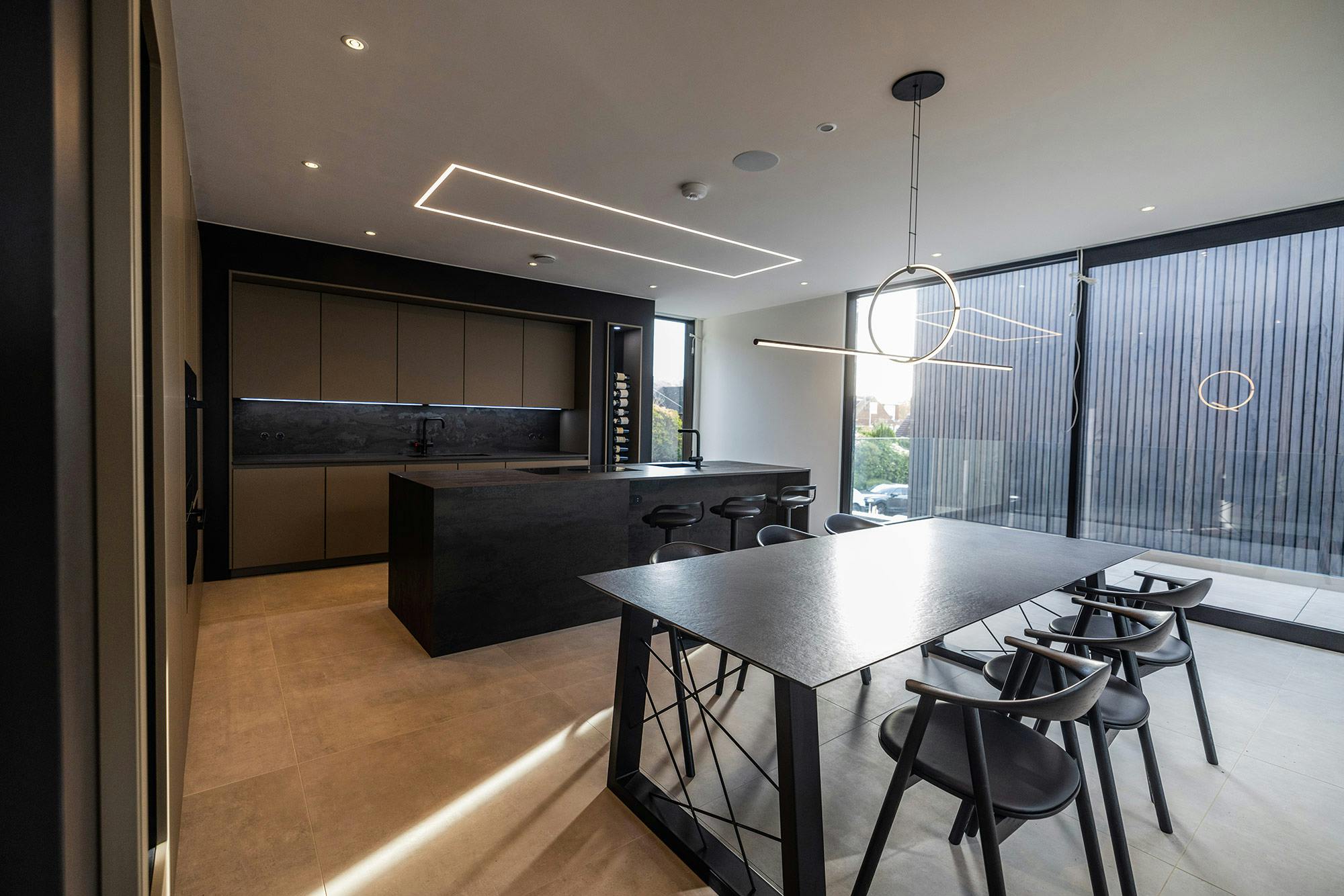 Image number 39 of the current section of Dekton specified as a façade and worktop at Kubö Home’s Partridge Walk residential development in Cosentino Australia