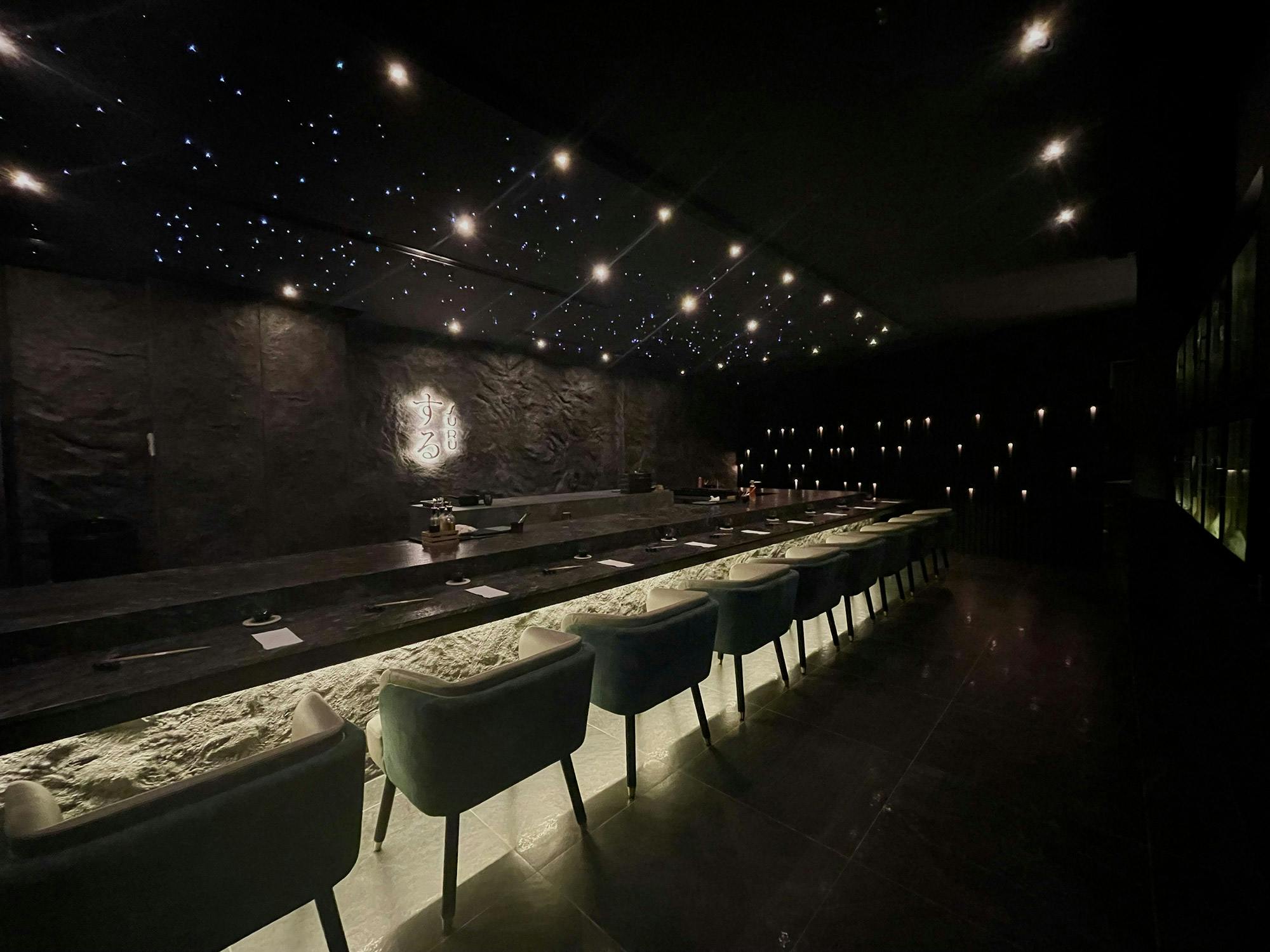 Image number 35 of the current section of Sensa Black Beauty, the main feature of the bar in a restaurant that revolves around sensory experience  in Cosentino Australia