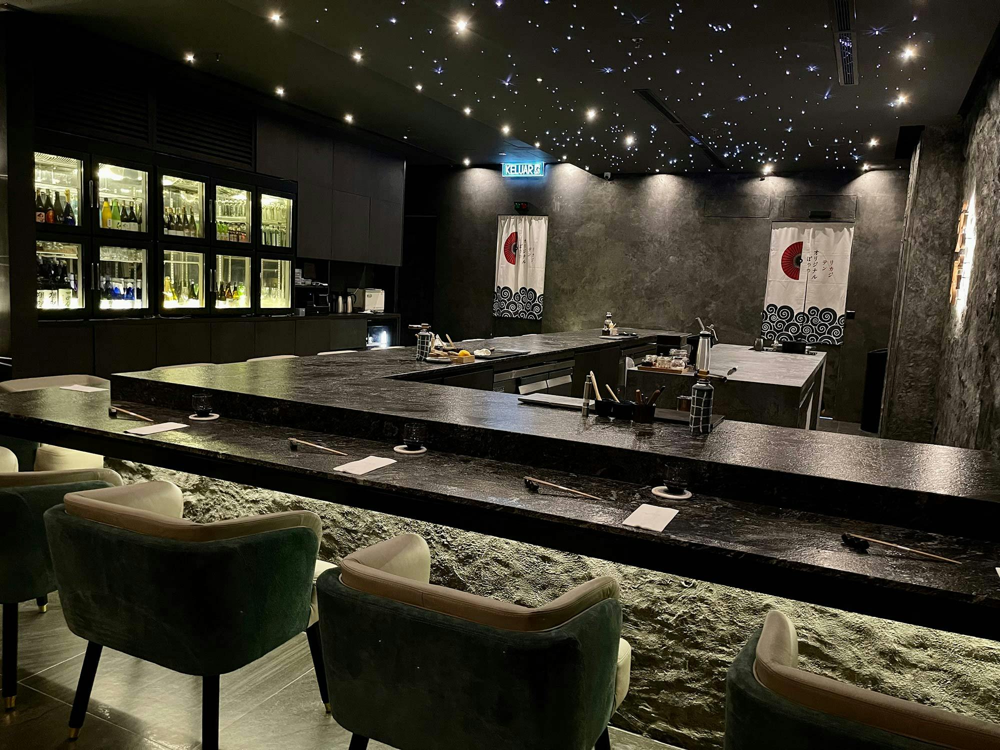 Image number 34 of the current section of Sensa Black Beauty, the main feature of the bar in a restaurant that revolves around sensory experience  in Cosentino Australia