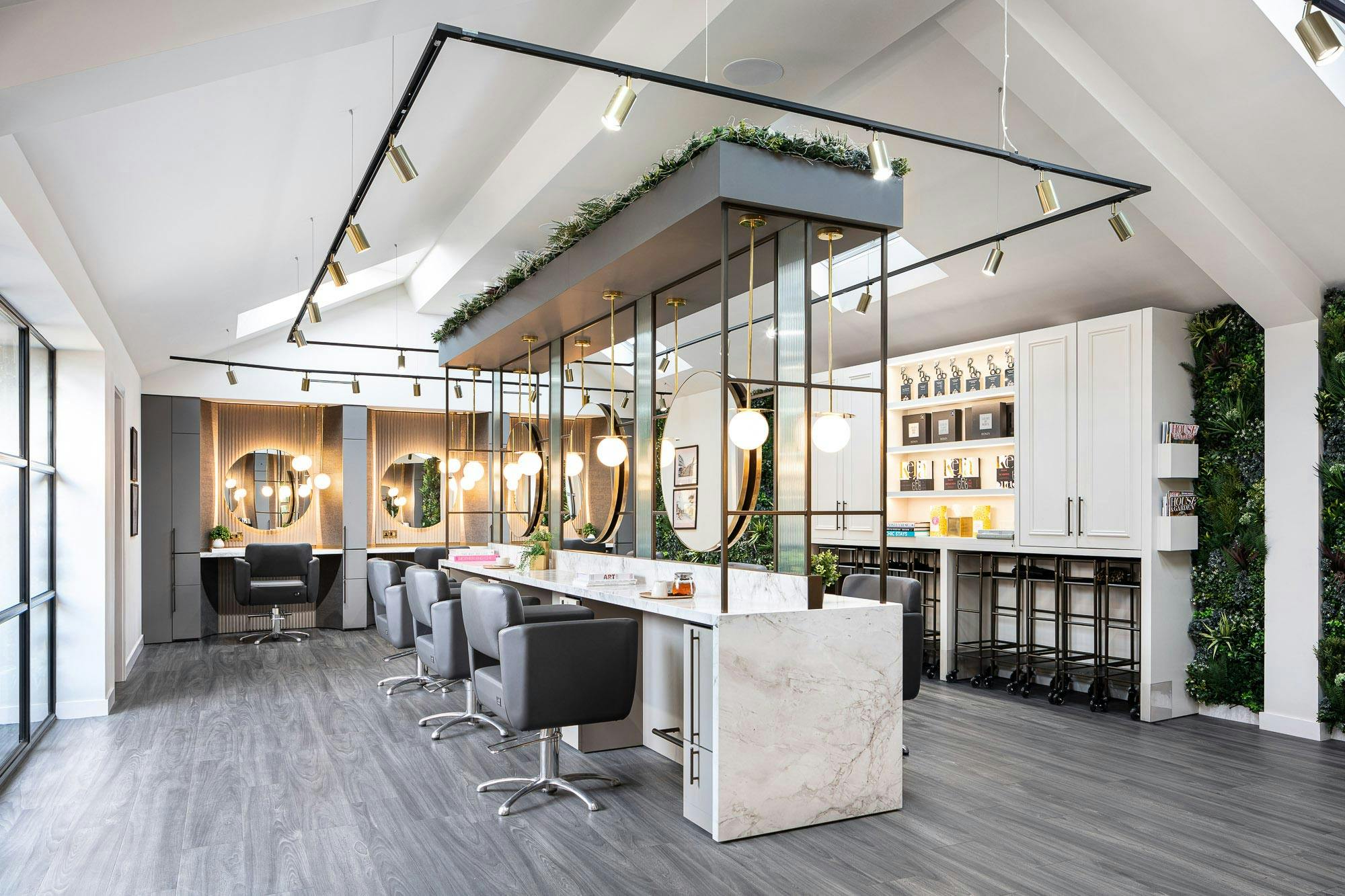 Image number 32 of the current section of Dekton is as Stylish as it is Practical at Luxury Surrey Hair Salon, Leo Bancroft in Cosentino Australia