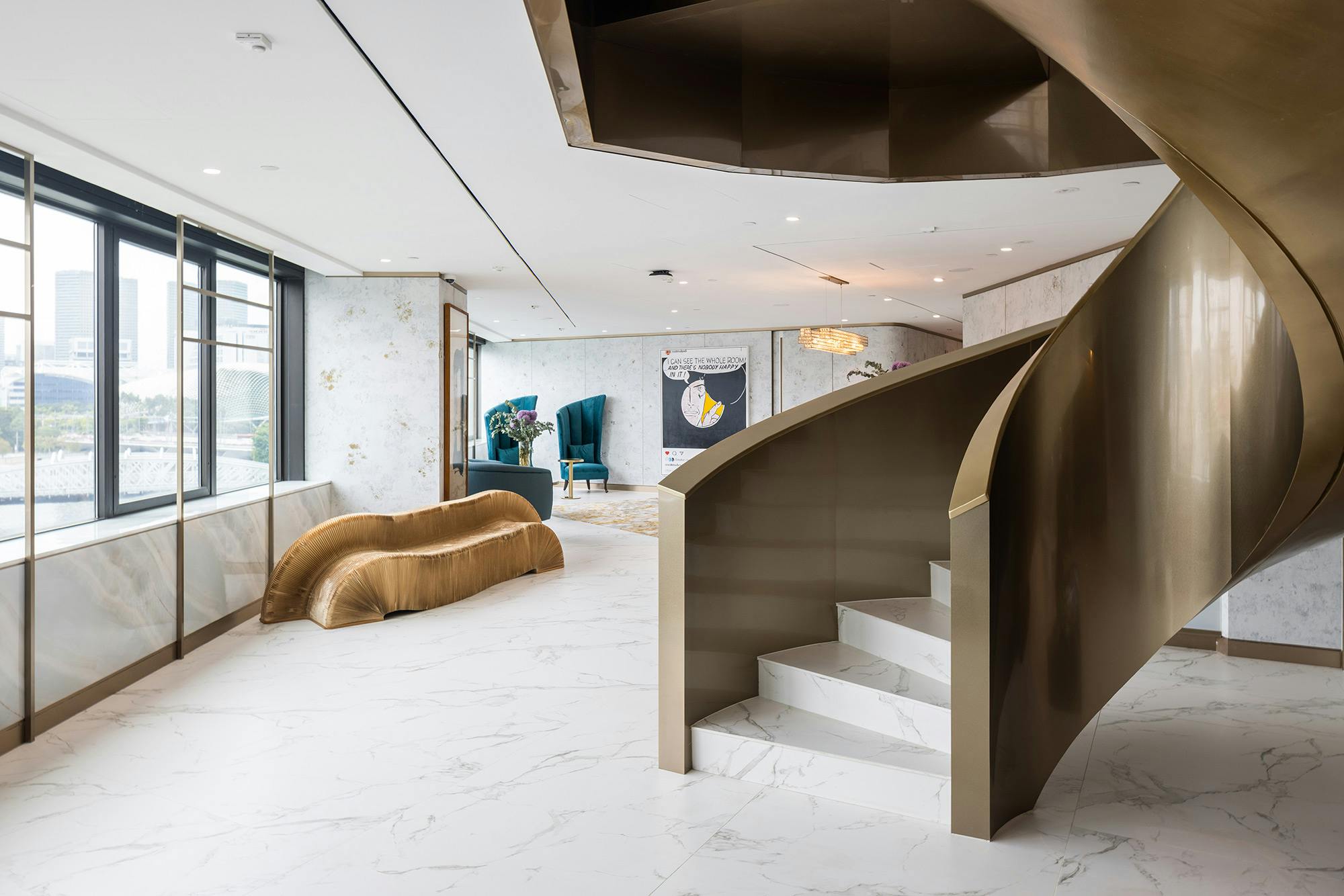 Image number 32 of the current section of {{Dekton Aura fills the sophisticated spaces of a leading Singapore-based law firm}} in Cosentino Australia
