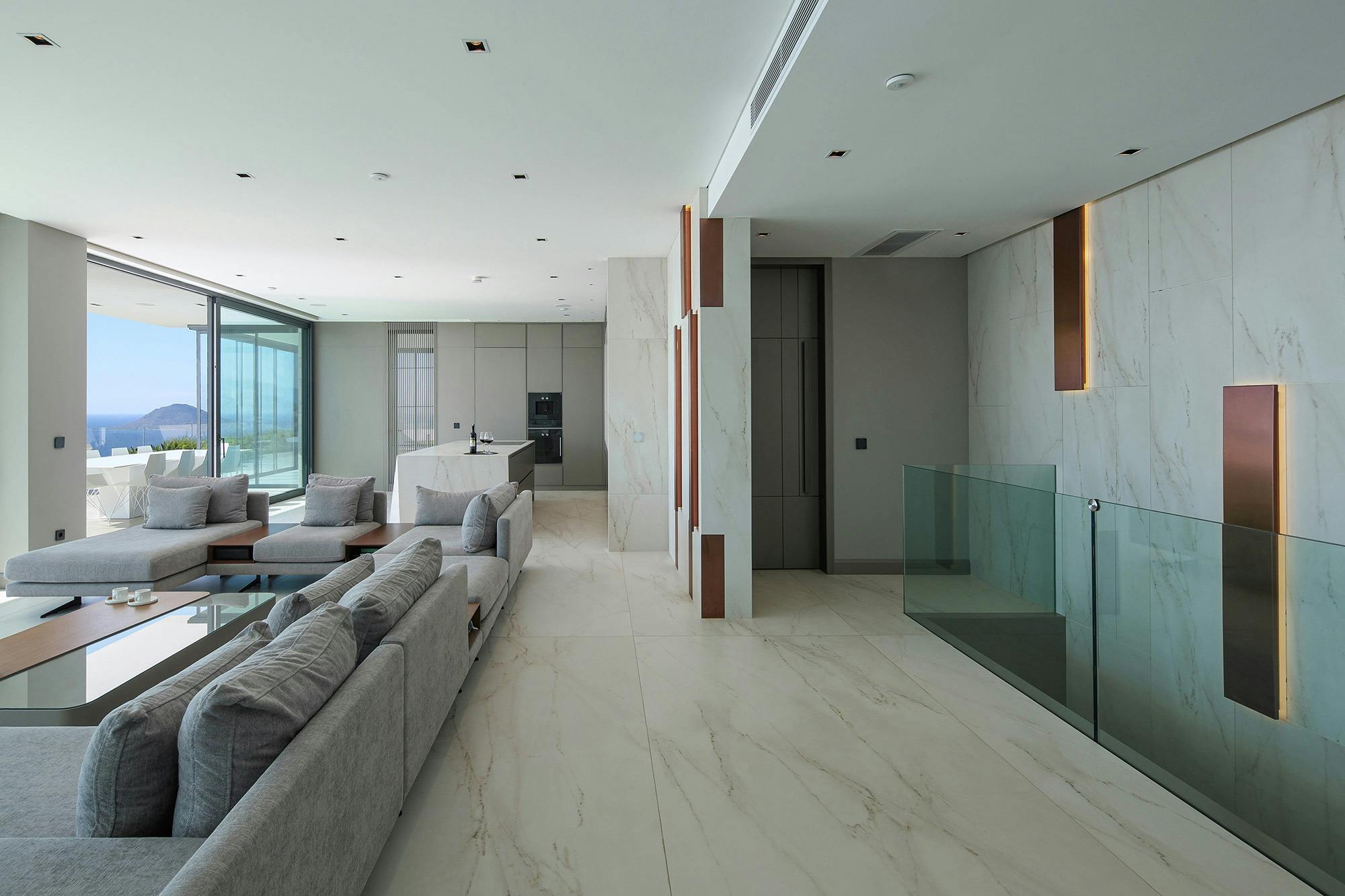 Image number 36 of the current section of An exceptional modern haven facing the Aegean Sea that uses Dekton to blur the boundaries between inside and outside in Cosentino Australia