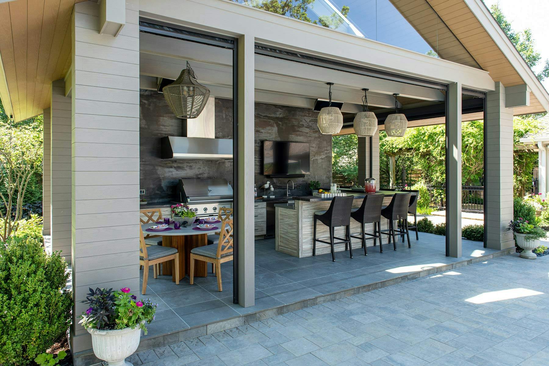 14 Best Covered Outdoor Kitchen Ideas For Your Backyard   Covered Outdoor Kitchen Ideas 