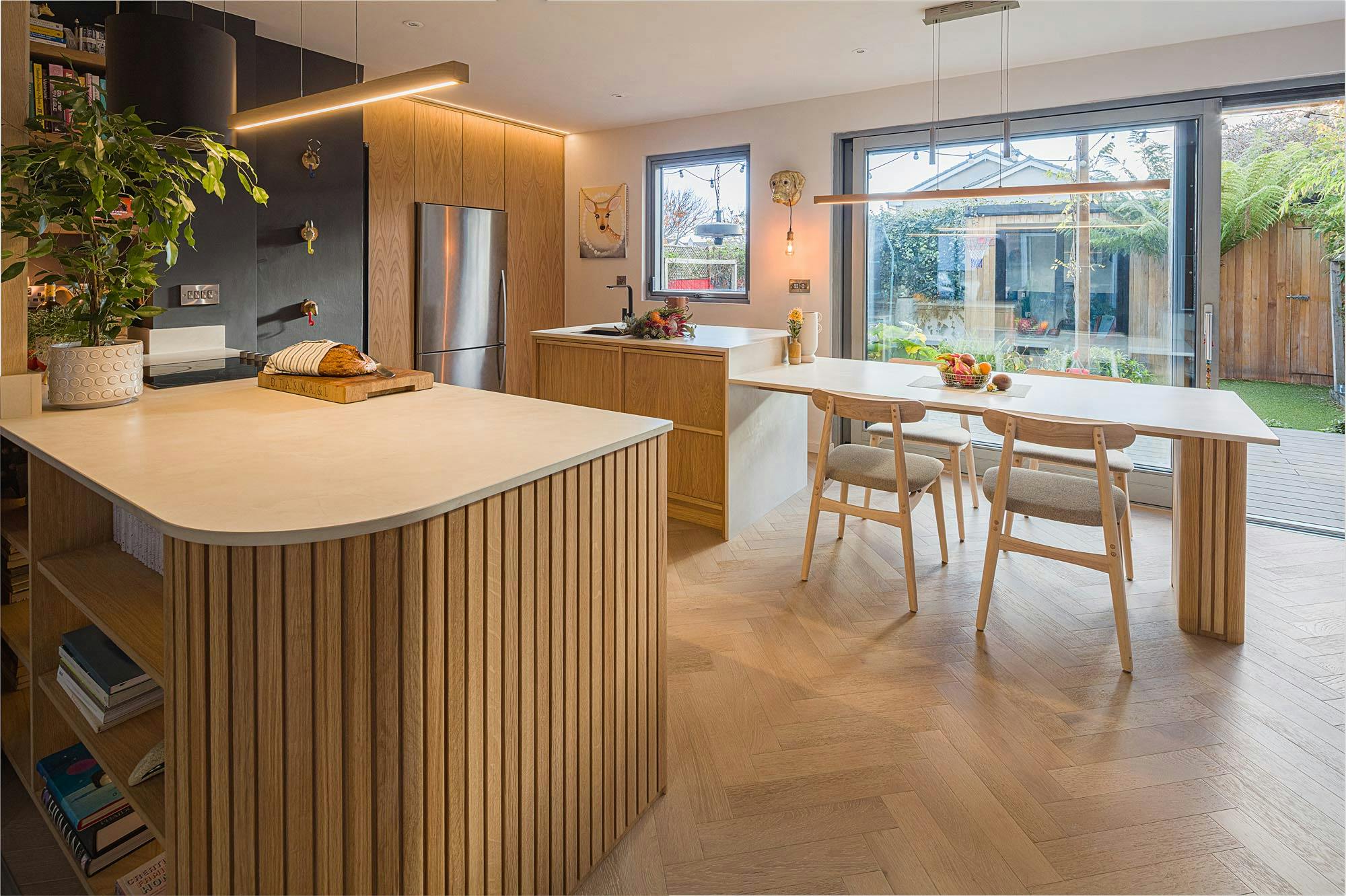Image number 32 of the current section of Dave Moore and his artist wife Tracy’s Dream Kitchen in Portmarnock, Co. Dublin in Cosentino Australia