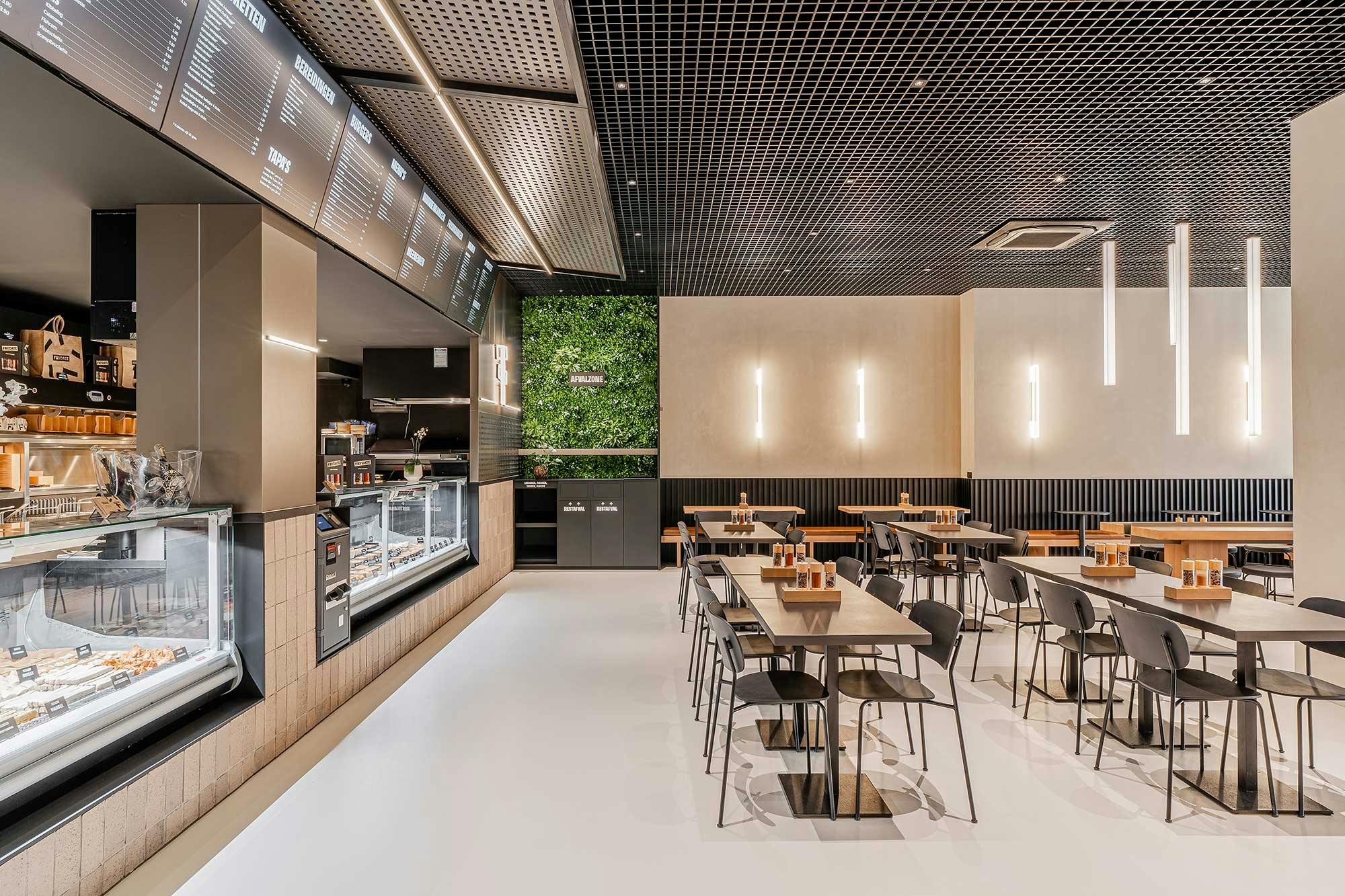 Image number 44 of the current section of Dekton Laurent brings a refined, rich and reliable look to the tables of this new Ta-Kumi restaurant in Madrid in Cosentino Australia