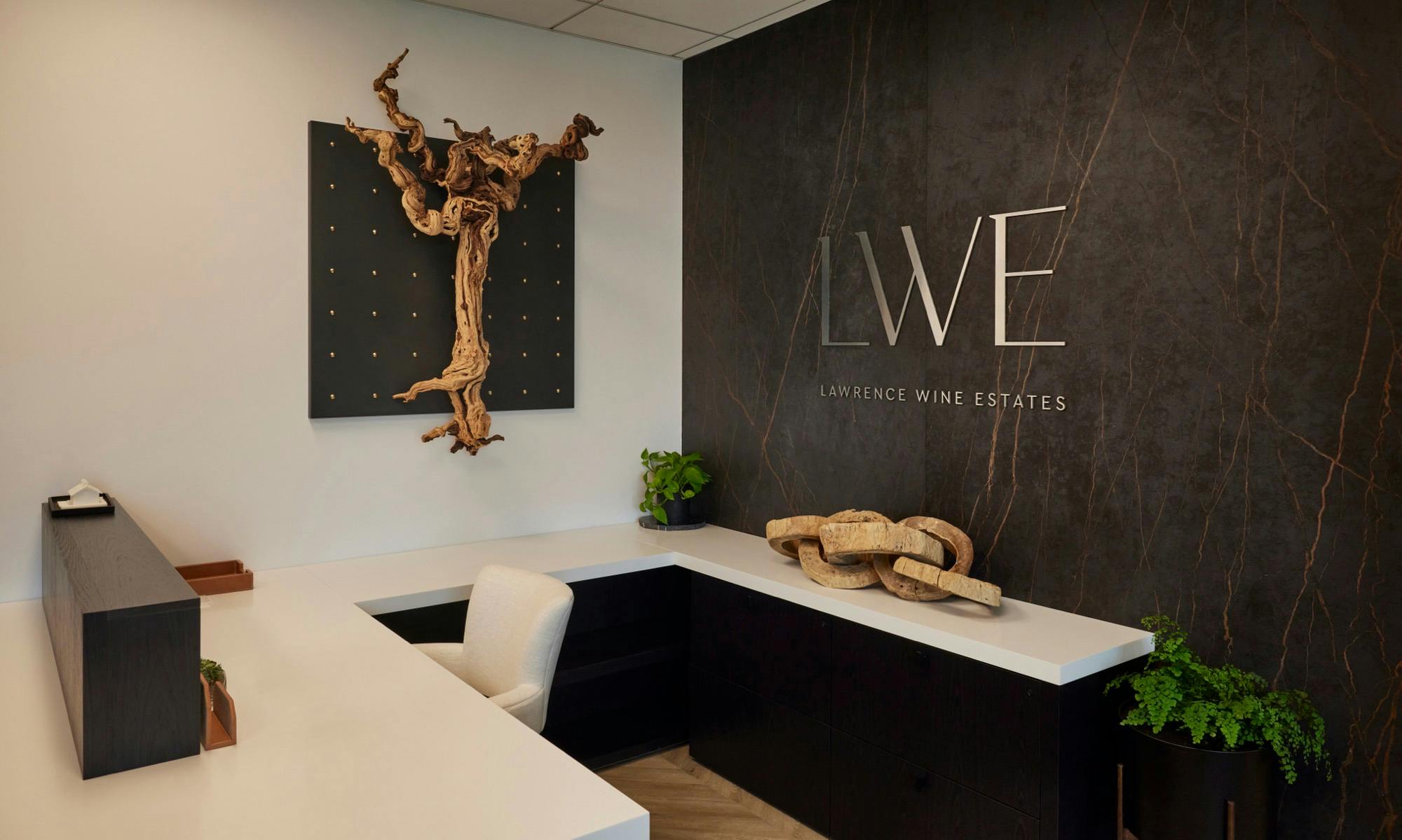 Image number 32 of the current section of Sonoma interiors honors the legacy of Napa Valley in the Lawrence Wine Estate’s executive offices in Cosentino Australia