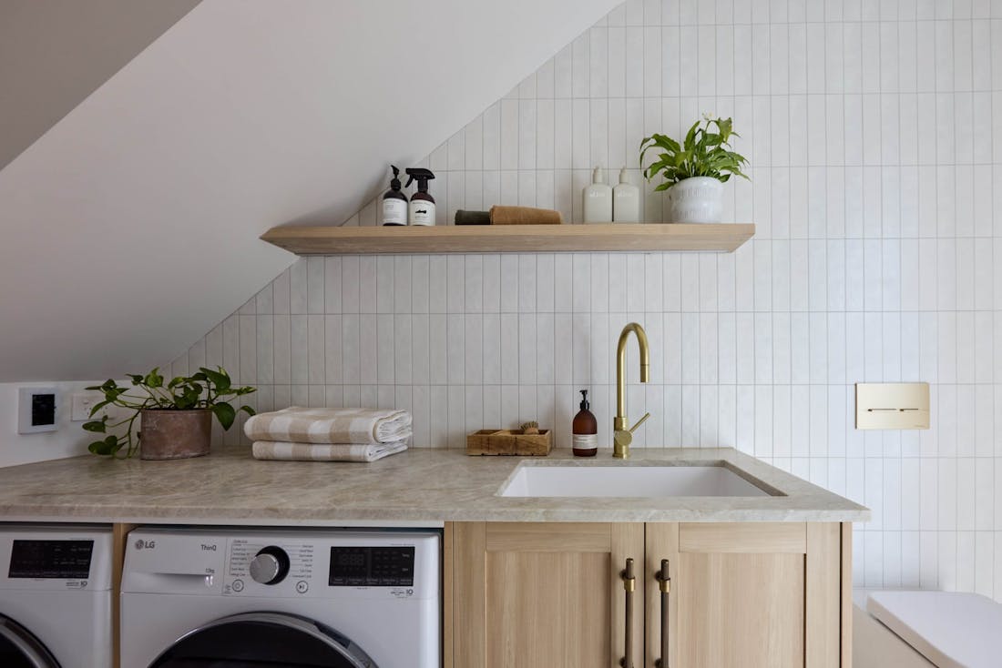 H1Maddy & Charlotte Hallway-053 (1) Image 34 of H1Maddy Charlotte Hallway 053 1 scaled.jpg?auto=format%2Ccompress&fit=crop&ixlib=php 3.3 in The Block: Laundries featuring Cosentino - Cosentino