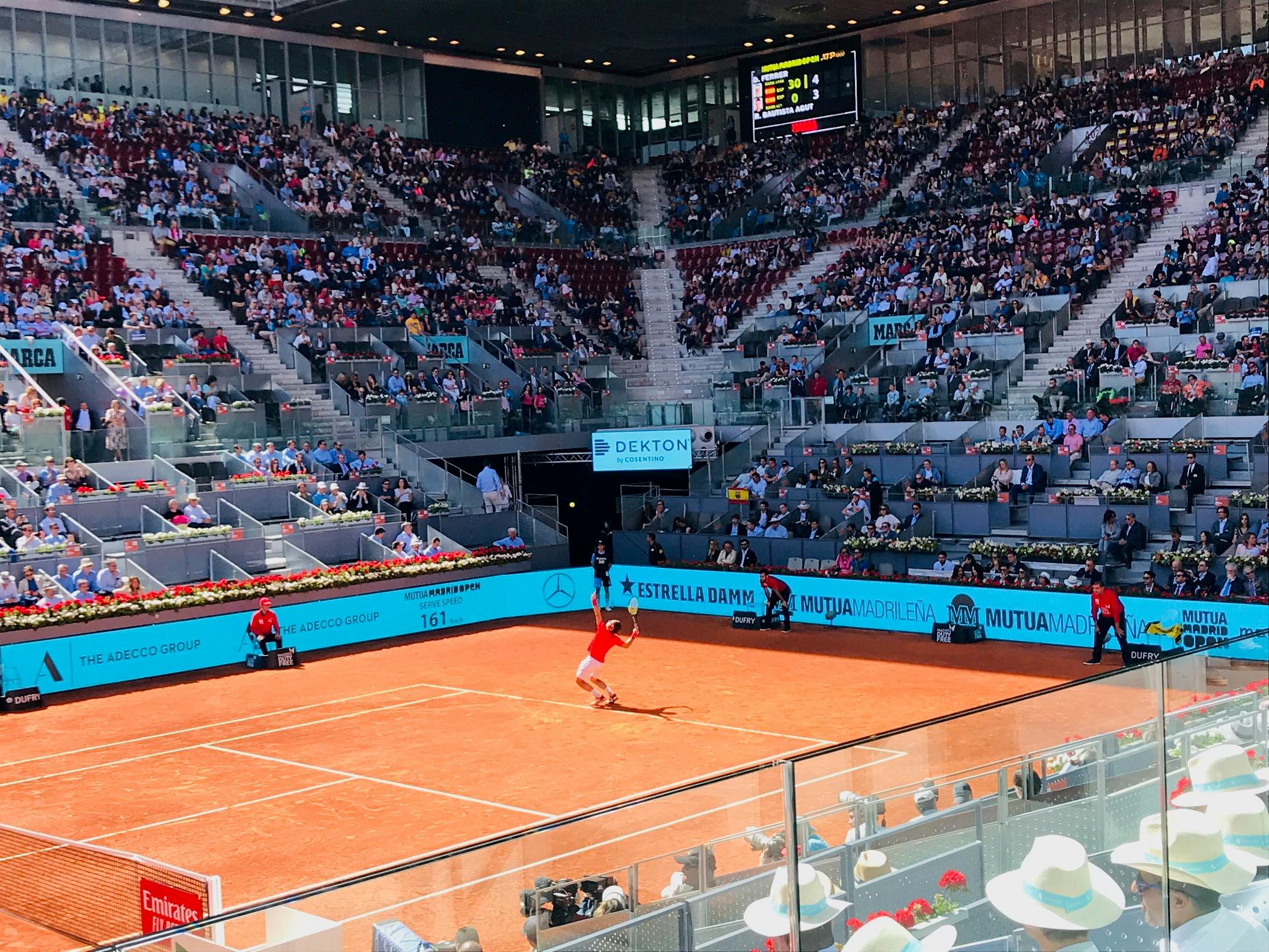 Image number 32 of the current section of Dekton Stars at the Mutua Madrid Open in Cosentino Canada