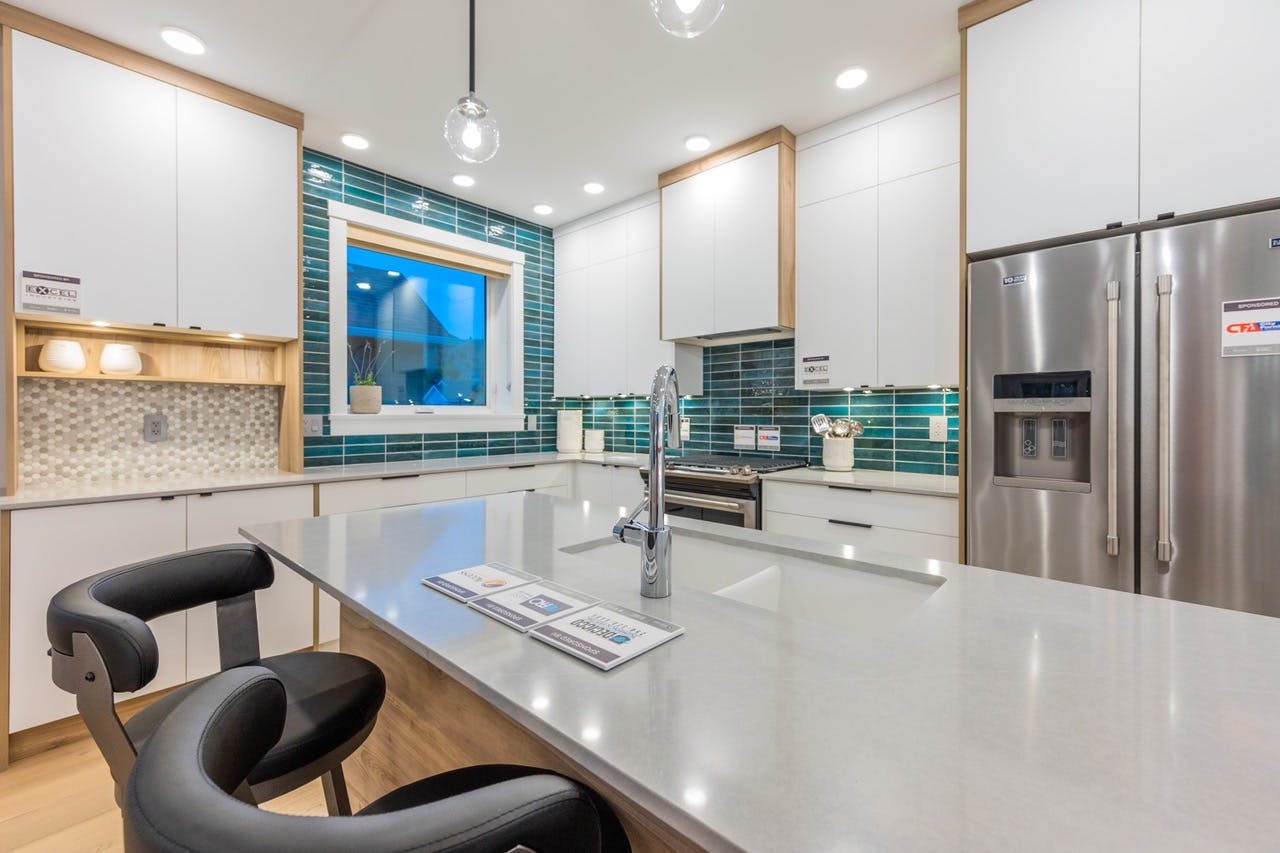 Image number 34 of the current section of Silestone surfaces donated in support of the YMCA Dream Home in partnership with CHBA and TRU School of Trades and Technology in Cosentino Canada