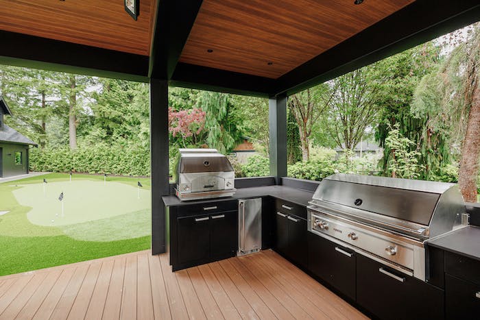 Image number 38 of the current section of Great Canadian Backyard Series: A resort like space created by Sherwood Outdoor Kitchens in Cosentino Canada