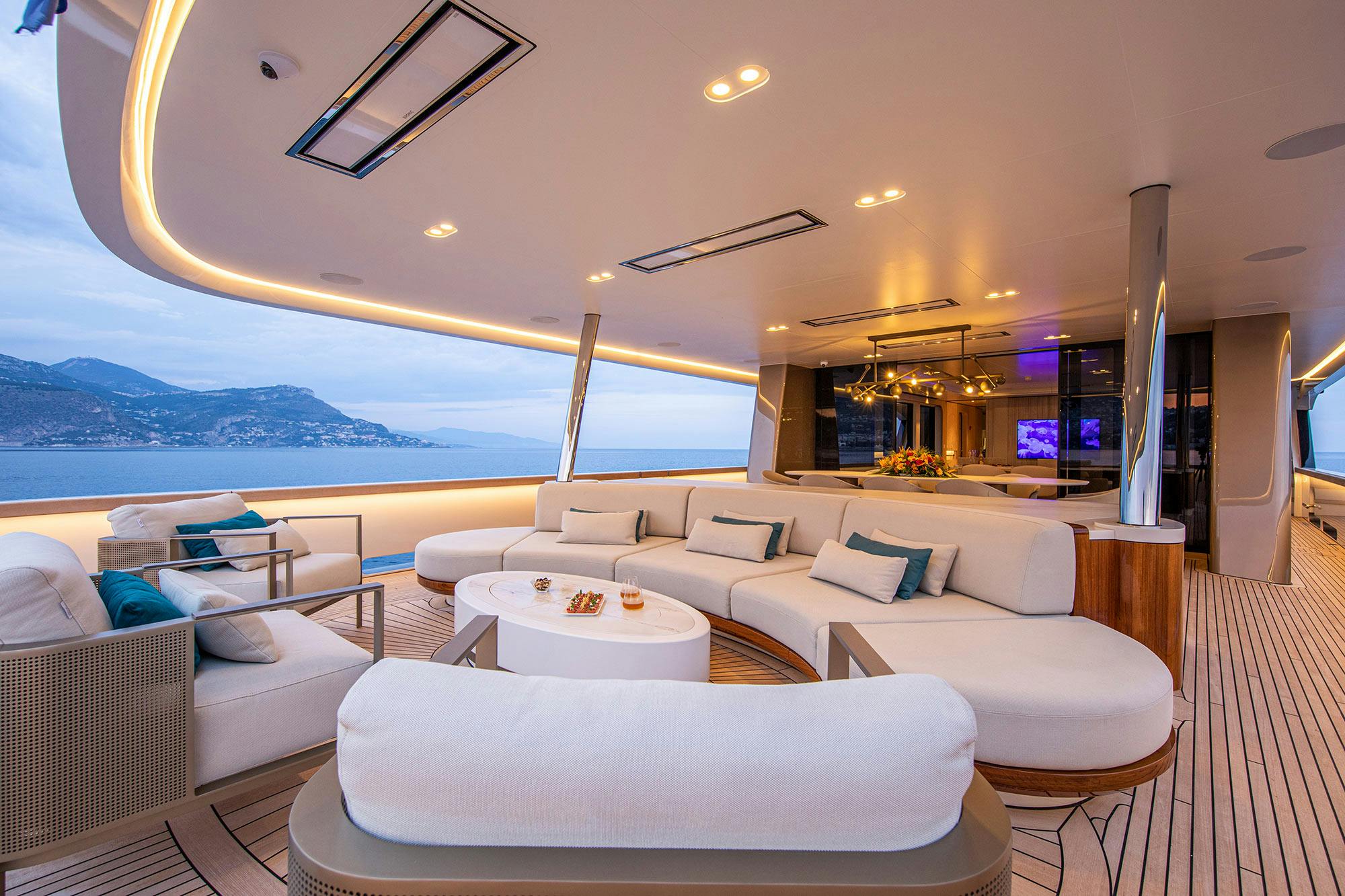 Image number 38 of the current section of Sailing on the award-winning Lady Lene superyacht featuring Dekton  in Cosentino Canada