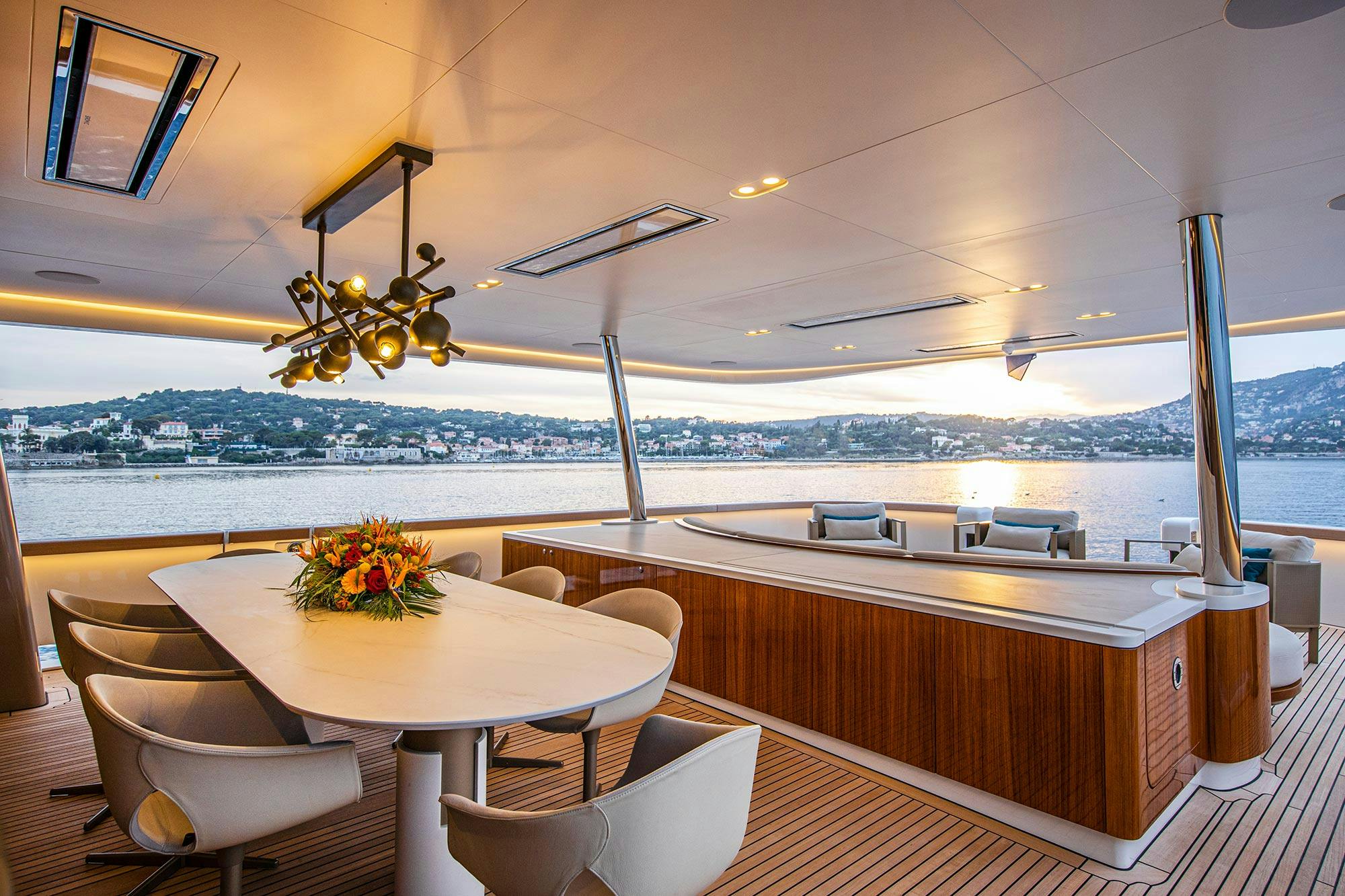 Image number 35 of the current section of Sailing on the award-winning Lady Lene superyacht featuring Dekton  in Cosentino Canada