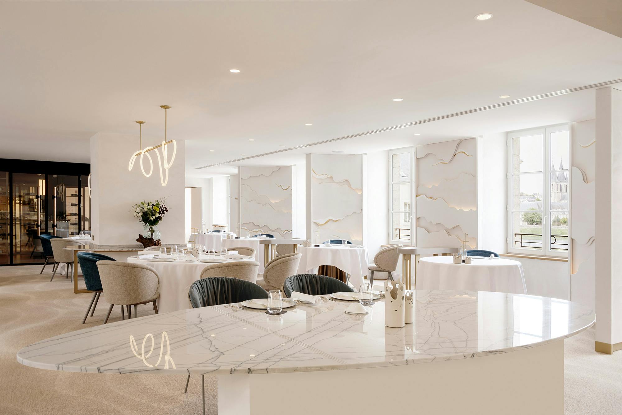 Image number 32 of the current section of {{The sophistication and strength of Cosentino brands for award-winning chef Christophe Hay’s new 5-star hotel }} in Cosentino Canada