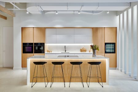 Image number 108 of the current section of Cosentino, the star of the new functional, modern and sustainable house in the AEDAS Homes showroom in Madrid in Cosentino Canada