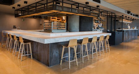 Image number 33 of the current section of The new Muka restaurant revolves around fire amidst the natural beauty of Dekton in Cosentino Canada