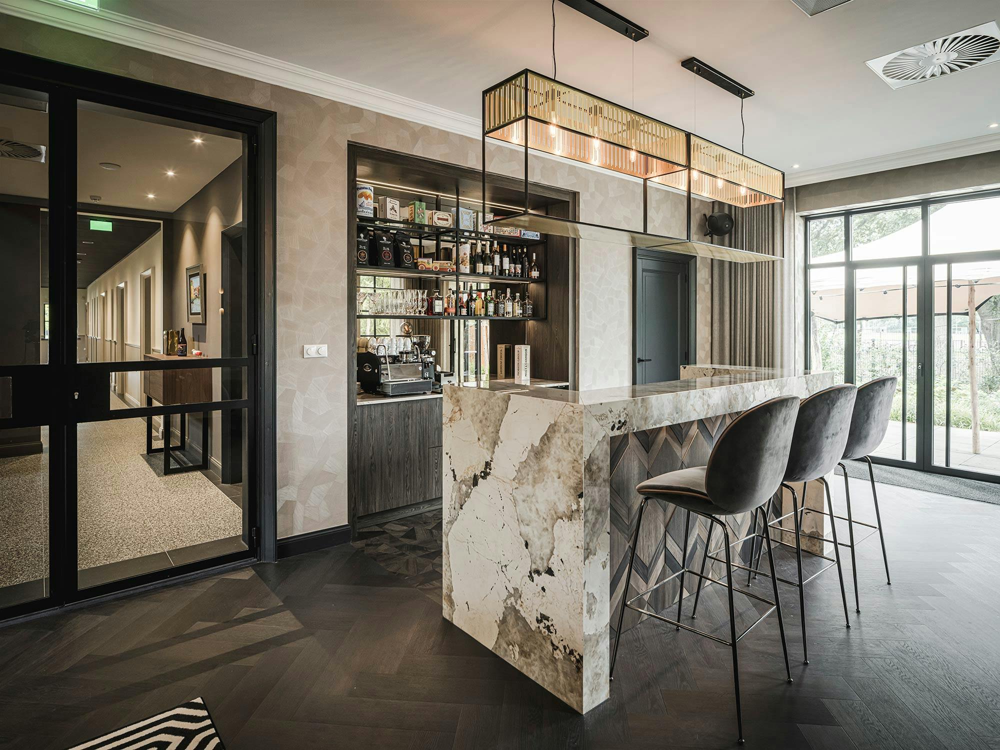 Image number 49 of the current section of Dekton Sirius adds a welcoming touch to the kitchens of a residential development in Dubai in Cosentino Canada