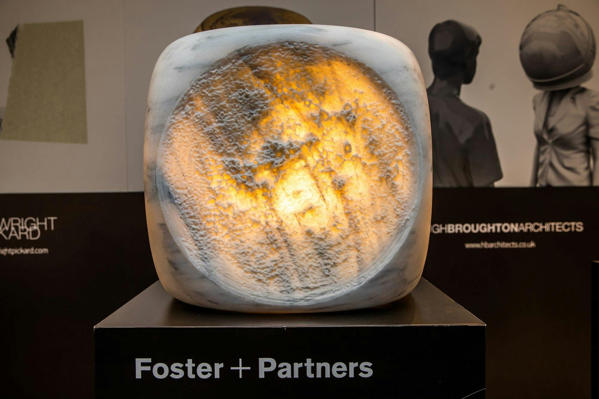 Foster + Partners Carved in Stone sculpture