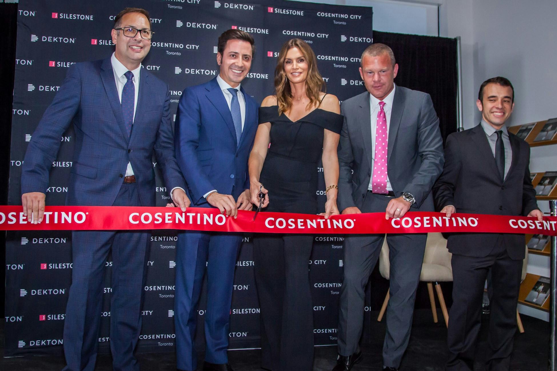 Image number 32 of the current section of Cindy Crawford Supports Cosentino at the Reopening of the Toronto Cosentino City Showroom in Cosentino UK